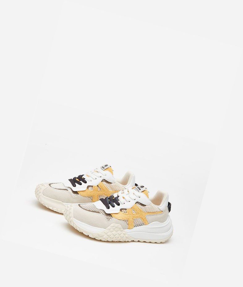 Talc / Spark / White / Off White / Black Women's ASH Joker Be Kind Low-Top Sneakers | 298XLRPGK