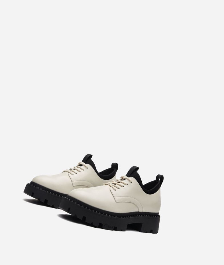 Tofu / Black Women's ASH Giant Oxfords | 192NUFKHX