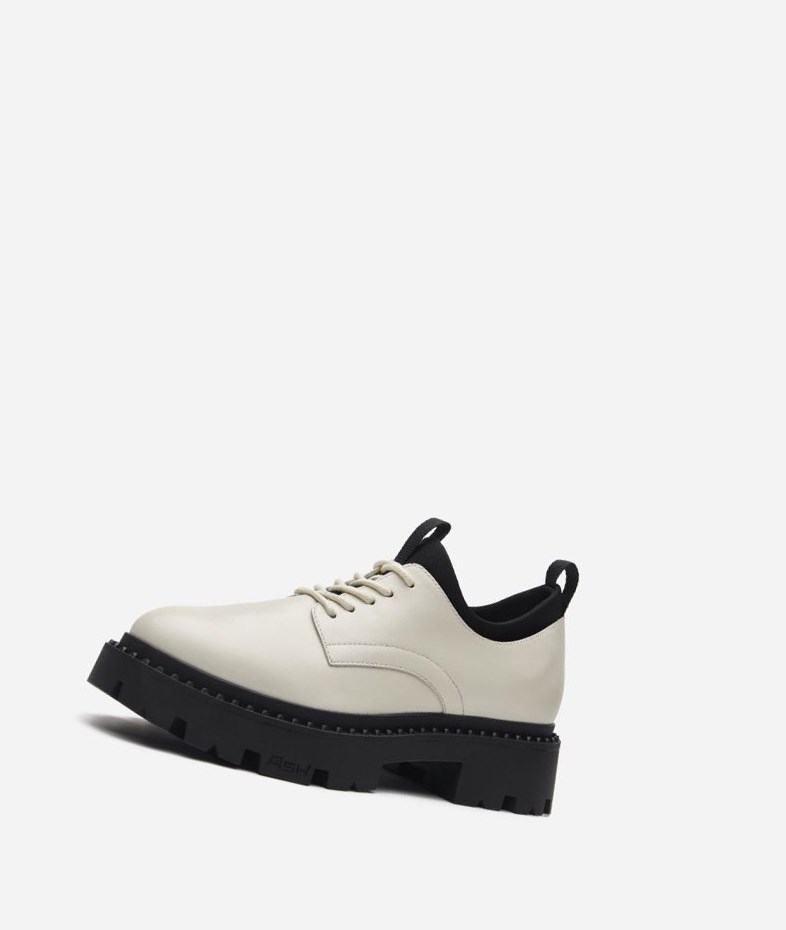 Tofu / Black Women's ASH Giant Oxfords | 192NUFKHX