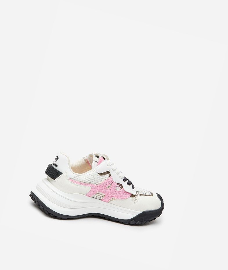 White / Dolly / Off White / Black Women's ASH Joker Be Kind Low-Top Sneakers | 136LZDCFB