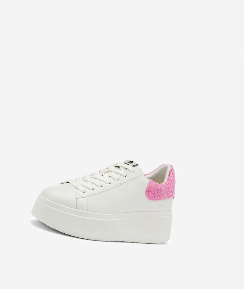 White / Dolly Women's ASH Moby Be Kind Low-Top Sneakers | 209TJHNPA