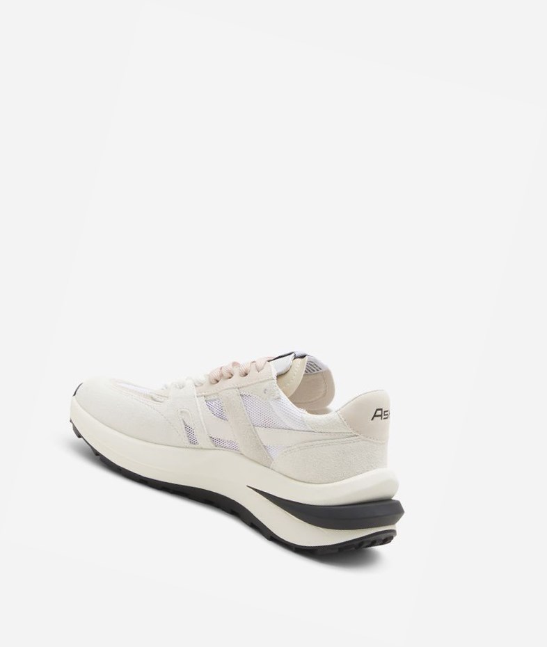 White / Eggnug / Off White Women's ASH Spider 620-02 Low-Top Sneakers | 239GOAKUQ