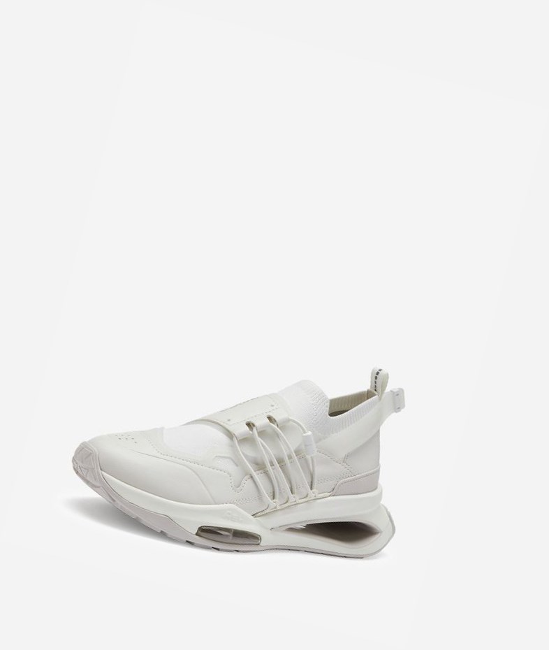 White / Moonbeam / White Women's ASH Futura 100 Low-Top Sneakers | 431NMVRFL