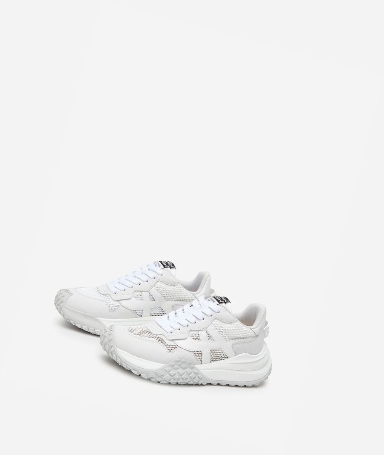 White / Off White / Matte White Women's ASH Joker Low-Top Sneakers | 803AKYQTM