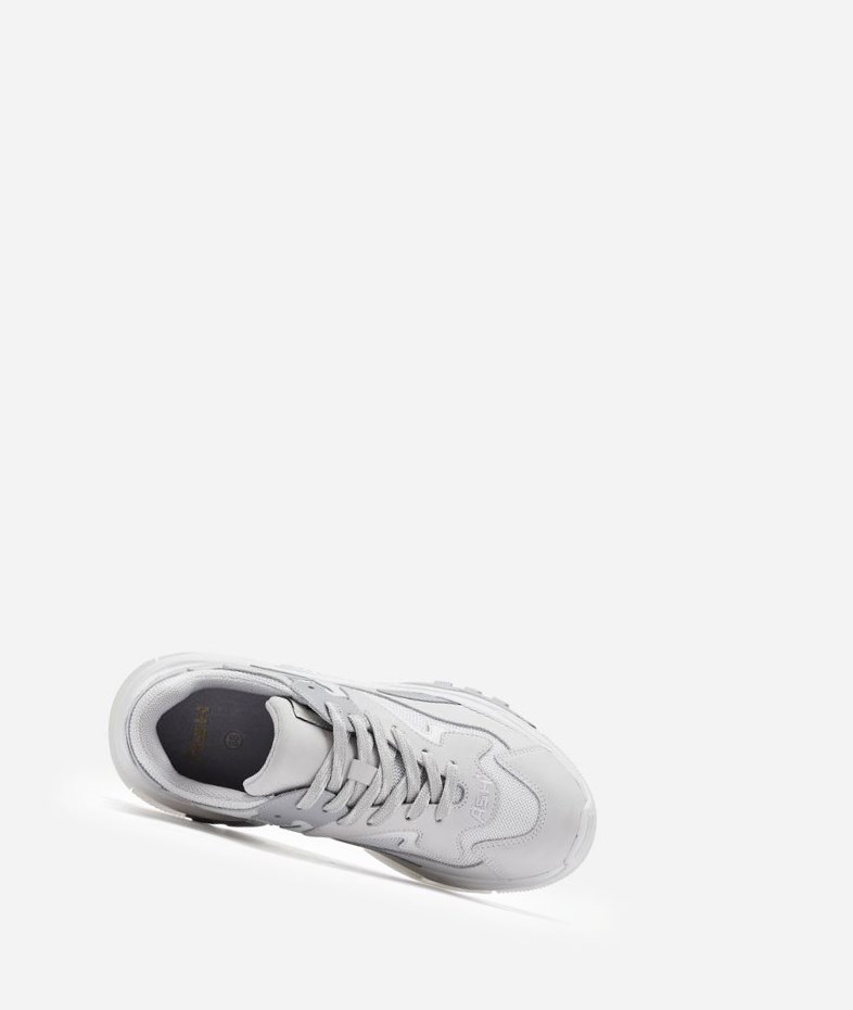 White / Pearl Women's ASH Addict Low-Top Sneakers | 307KTNISX