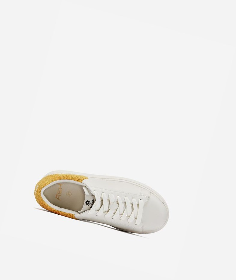 White / Spark Women's ASH Moby Be Kind Low-Top Sneakers | 786KUCOPH