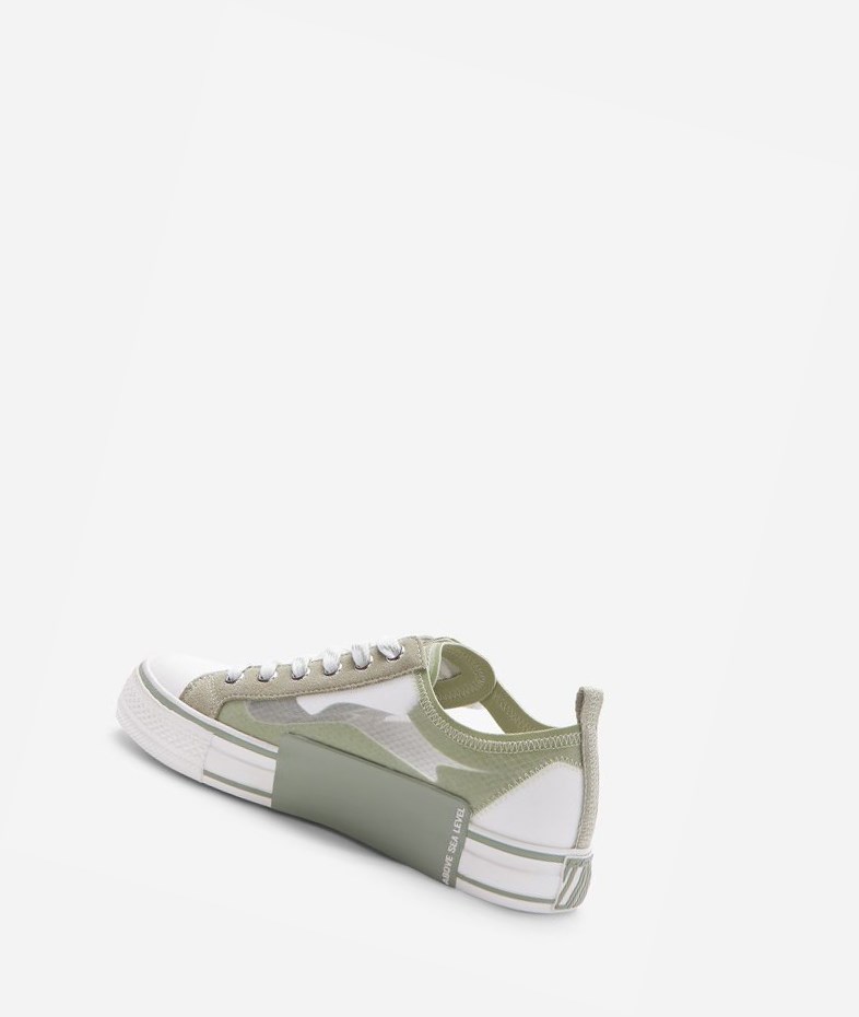 White / Tea / White Women's ASH Vertu Low-Top Sneakers | 847SELDJA