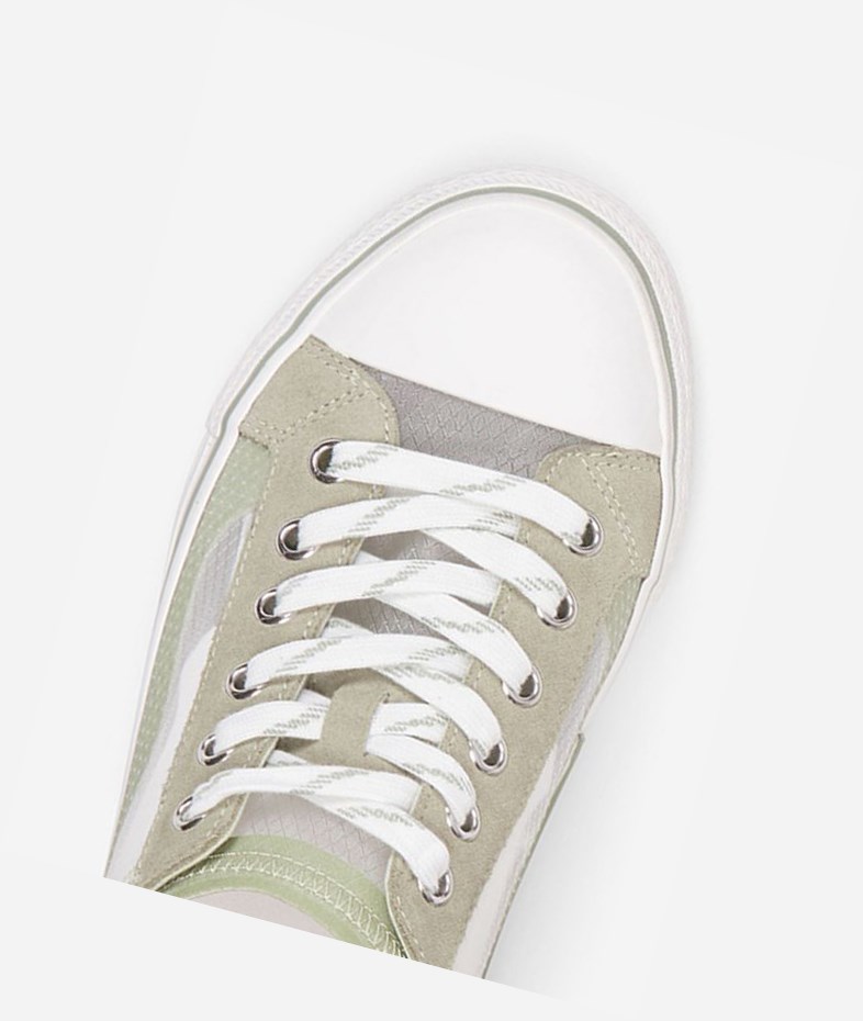 White / Tea / White Women's ASH Vertu Low-Top Sneakers | 847SELDJA