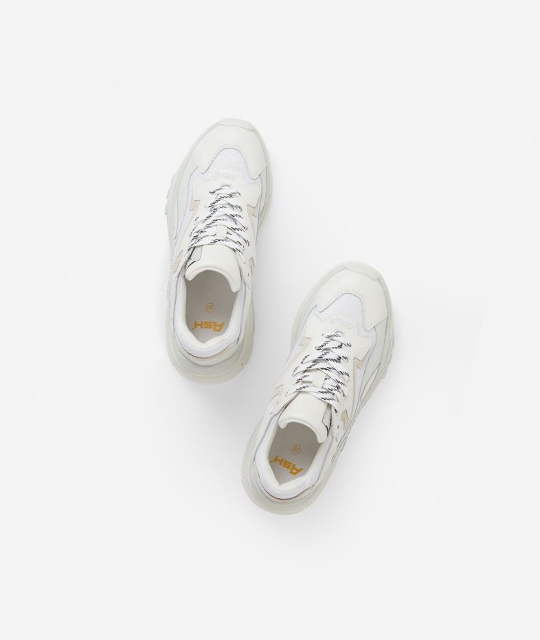 White Women's ASH Addict Low-Top Sneakers | 718KPJWDU