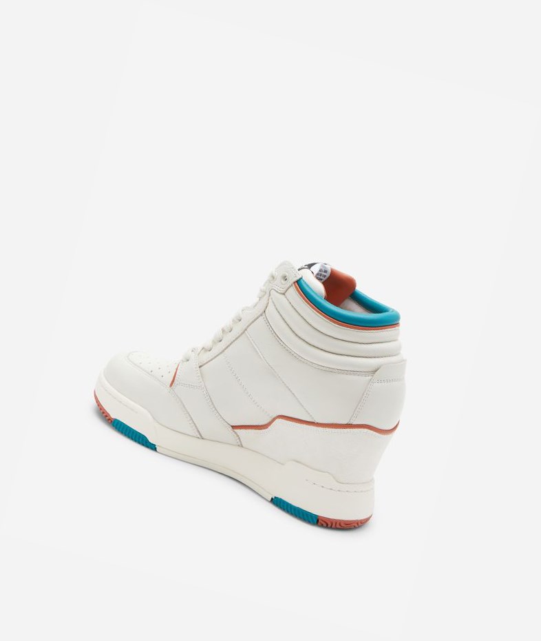 White Women's ASH Blade High-Top Sneakers | 450SJZRMD