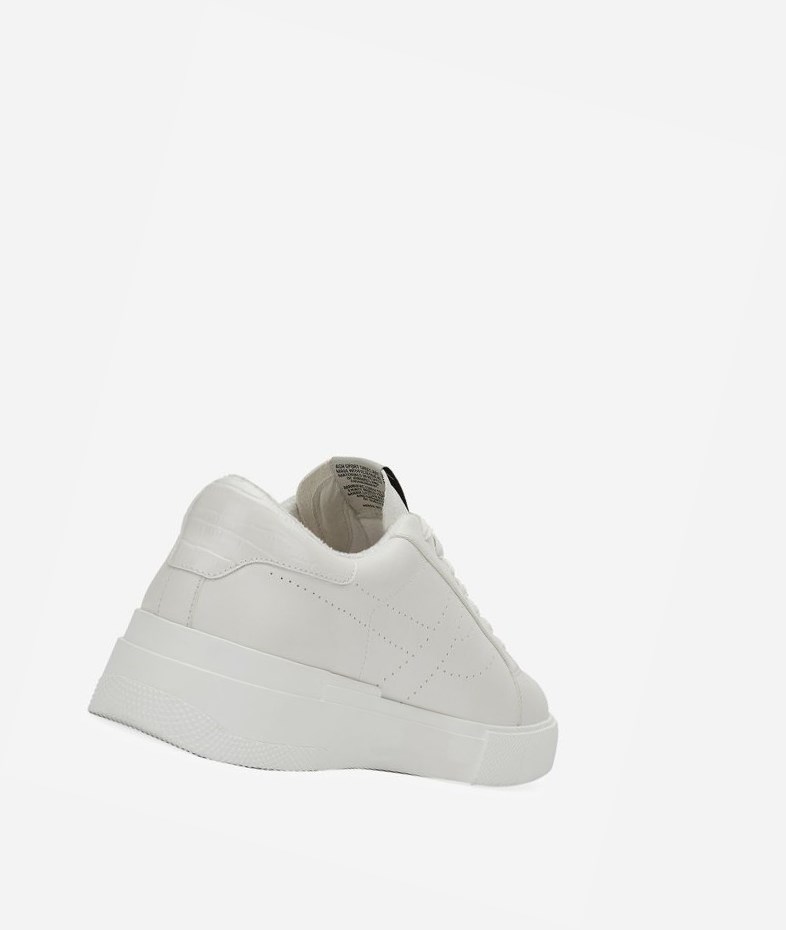 White Women's ASH Fury Bis Low-Top Sneakers | 402PSKLWM