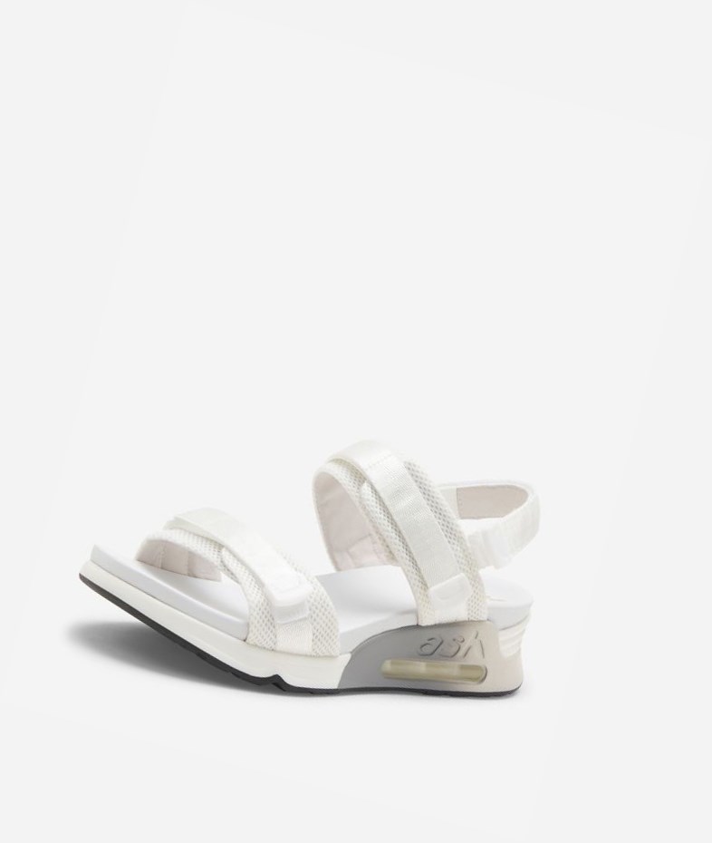 White Women's ASH Lock Sneaker Sandals | 425WIOTGN