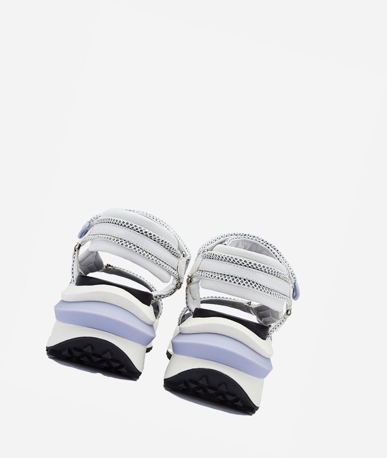 White Women's ASH Shogun Bis Sneaker Sandals | 261HRDVAM